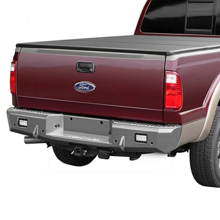 TrailReady 18560 Rear Bumper w/ D-Ring Tabs for Ford F250/F350 1998-2015