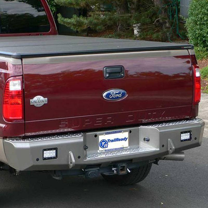 TrailReady 18560 Rear Bumper w/ D-Ring Tabs for Ford F250/F350 1998-2015