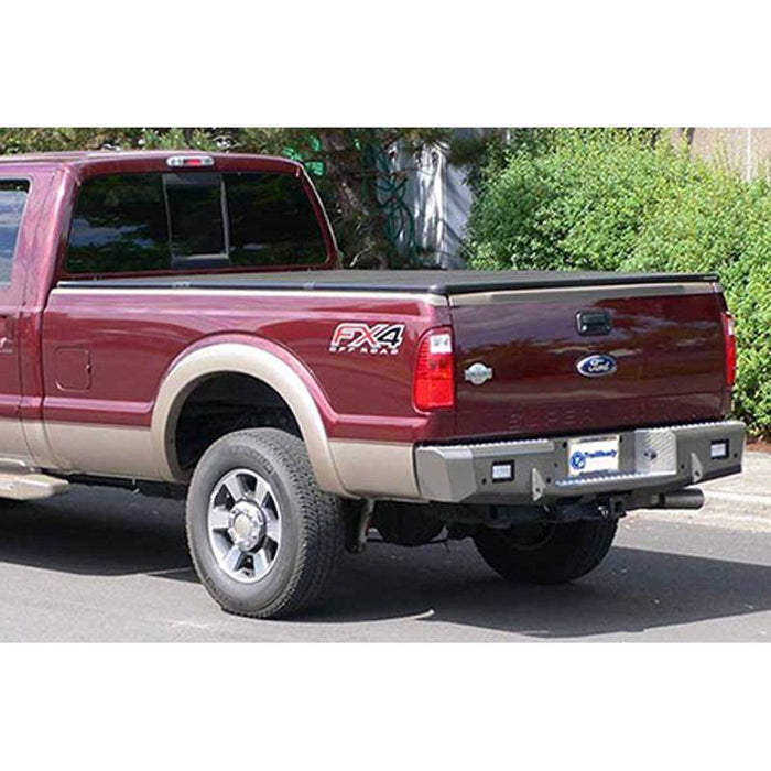 TrailReady 18560 Rear Bumper w/ D-Ring Tabs for Ford F250/F350 1998-2015