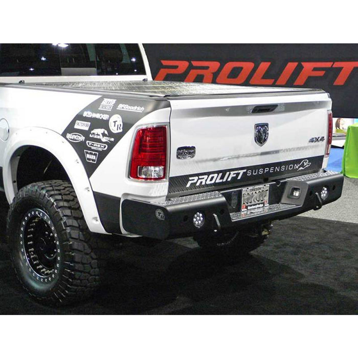 TrailReady 37501 Rear Bumper w/ D-Ring Tabs for Dodge Ram 2500/3500 2010-2018