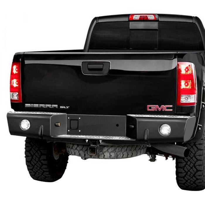 TrailReady 65501 Rear Bumper w/ D-Ring Tabs for GMC Sierra 1500 2007-2013