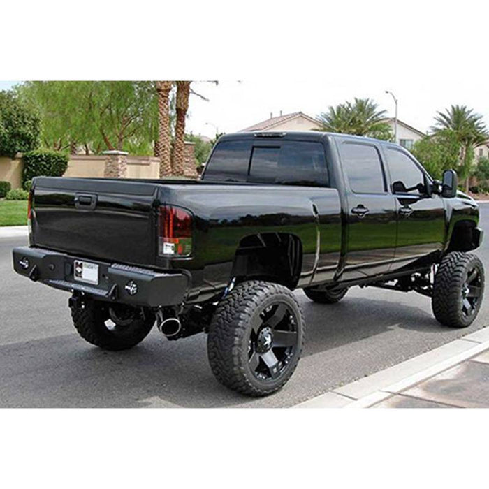 TrailReady 65501 Rear Bumper w/ D-Ring Tabs for GMC Sierra 1500 2007-2013