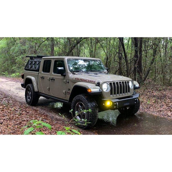 TrailReady Jl 38515B Stubby Winch Front Bumper for Jeep Wrangler JL 2018-2021