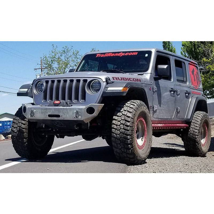 TrailReady Jl 38515B Stubby Winch Front Bumper for Jeep Wrangler JL 2018-2021