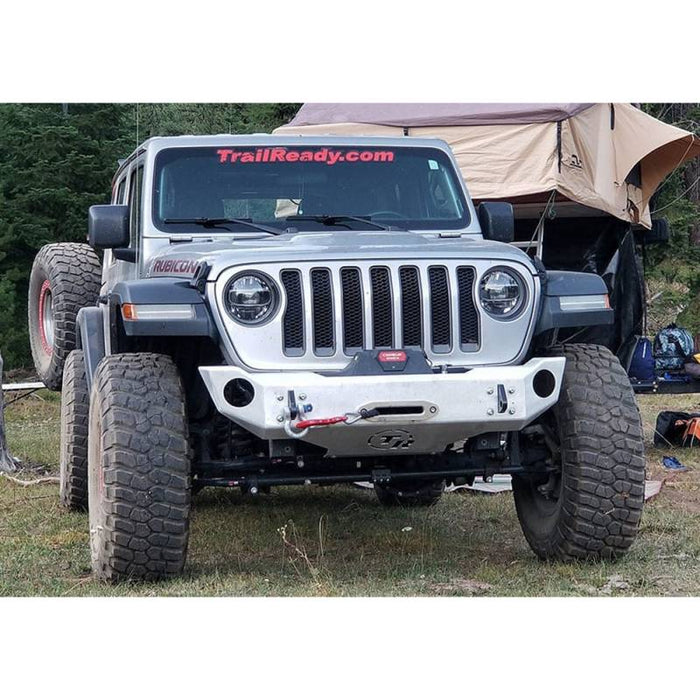 TrailReady Jl 38515B Stubby Winch Front Bumper for Jeep Wrangler JL 2018-2021