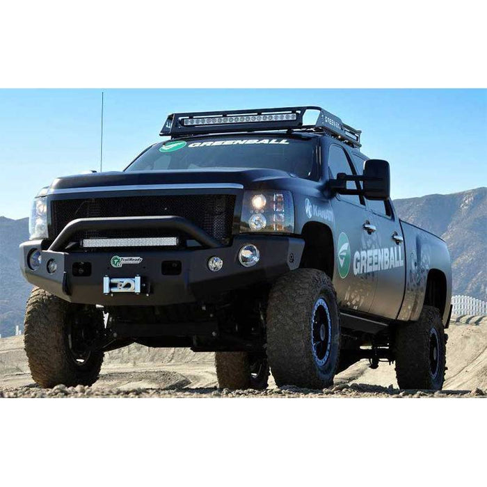 TrailReady 10655P Winch Front Bumper w/ Pre-Runner Guard for Chevy Avalanche 2015-2020