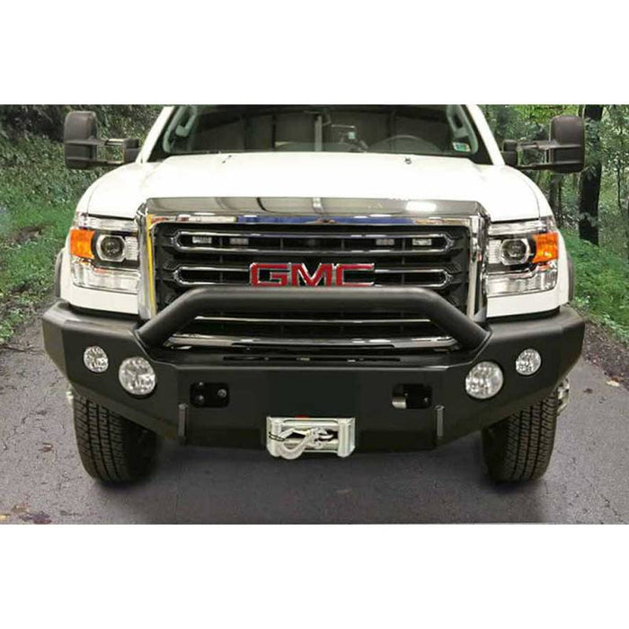 TrailReady 10880P Winch Front Bumper w/ Pre-Runner Guard for GMC Sierra 1500 2014-2015