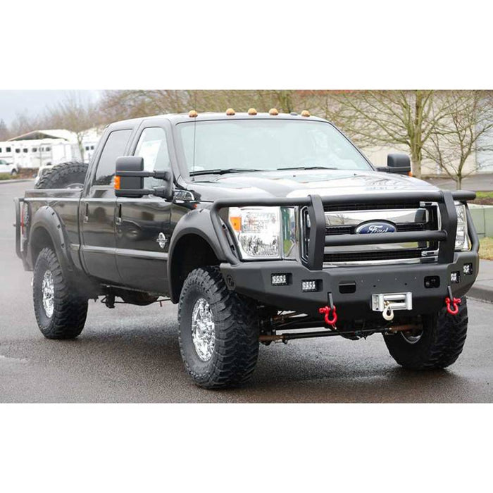 TrailReady 12365G Winch Front Bumper w/ Full Guard for Ford F250/F350 2017-2022