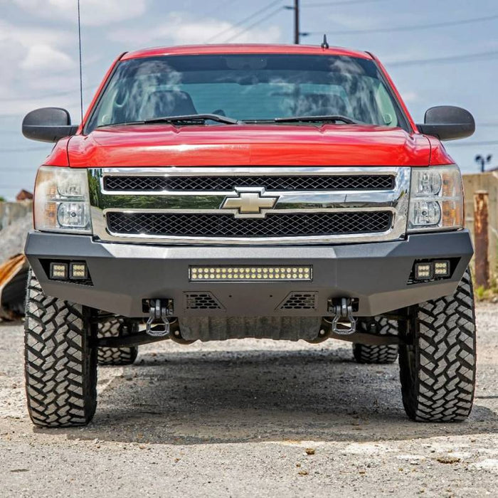 Rough Country 10769 Winch Front Bumper for Chevy Silverado 1500HD 2007-2013