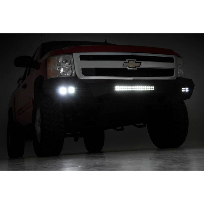 Rough Country 10769 Winch Front Bumper for Chevy Silverado 1500HD 2007-2013