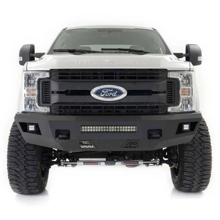 Rough Country 10787 Winch Front Bumper for Ford F250/F350 2017-2022