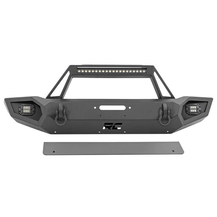 Rough Country 10585 Full Width Trail Front Bumper for Jeep Gladiator JT/ Wrangler JK/JL 2007-2022