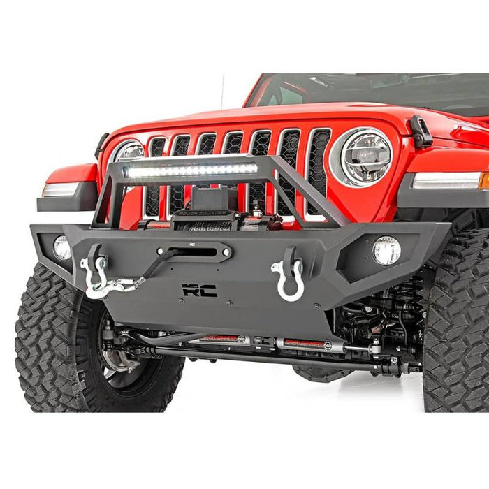 Rough Country 10585 Full Width Trail Front Bumper for Jeep Gladiator JT/ Wrangler JK/JL 2007-2022