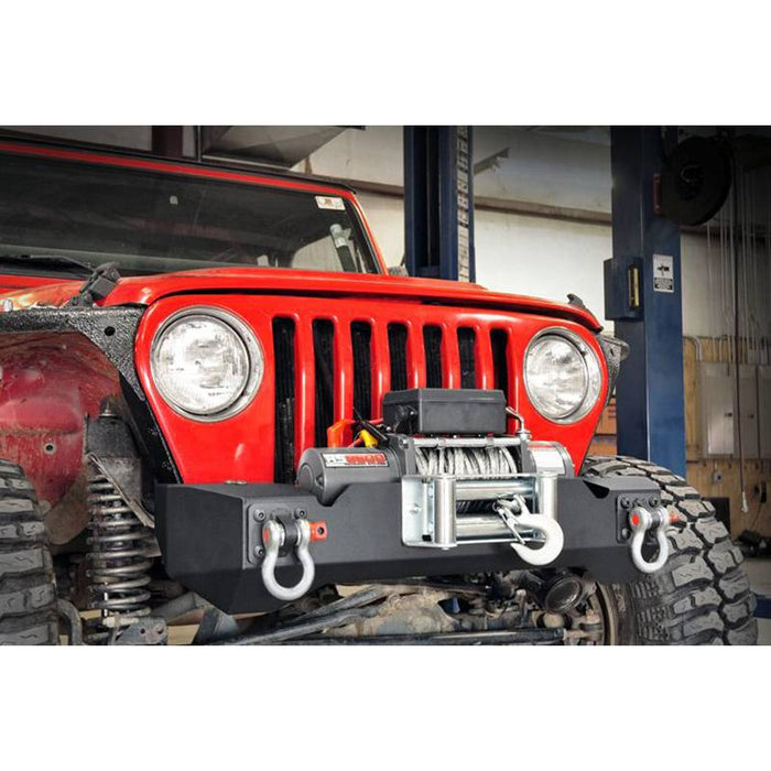 Rough Country 1012 Stubby Front Bumper for Jeep Wrangler TJ/YJ 1987-2006