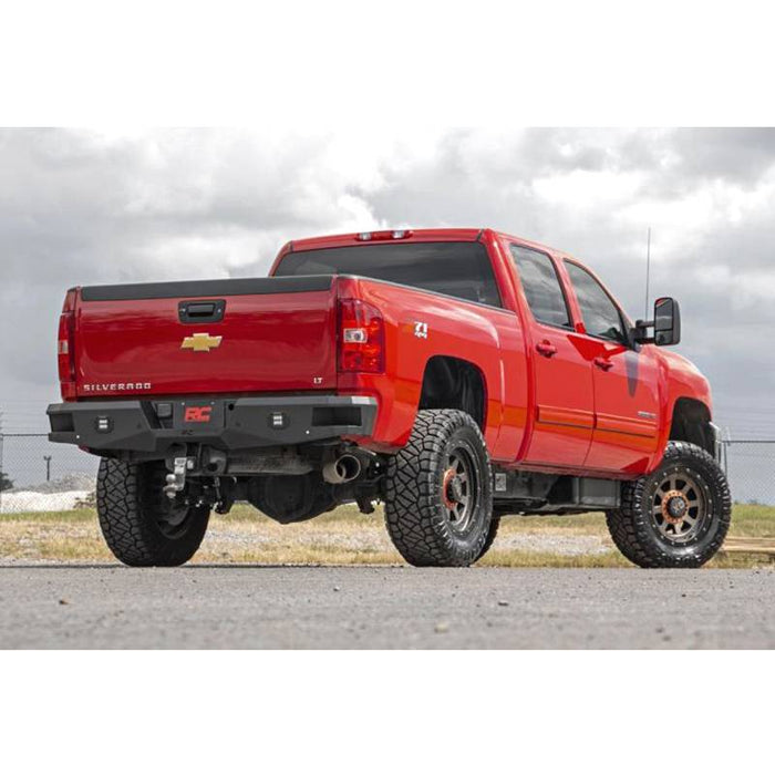 Rough Country 10779 Rear Bumper for Chevy Silverado and GMC Sierra 2500HD/3500 2011-2019