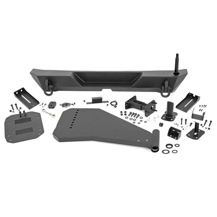 Rough Country 10598 Rear Bumper w/ Tire Carrier for Jeep Wrangler JL 2018-2021