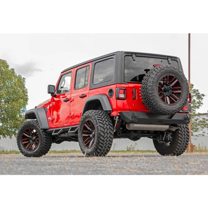 Rough Country 10598 Rear Bumper w/ Tire Carrier for Jeep Wrangler JL 2018-2021