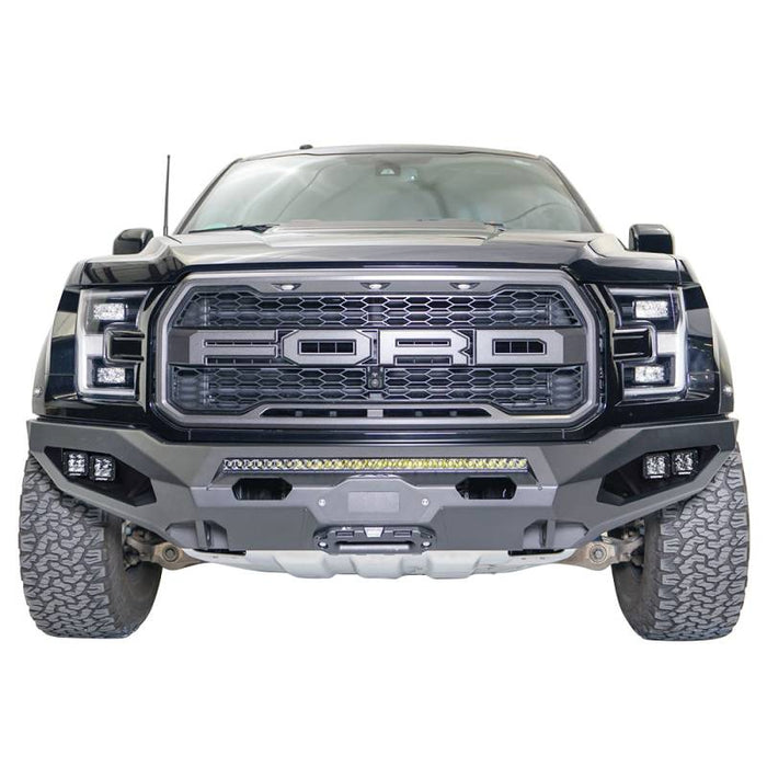 Fab Fours FF17-X4351-1 Matrix Winch Front Bumper w/ Sensor Holes for Ford Raptor 2017-2020