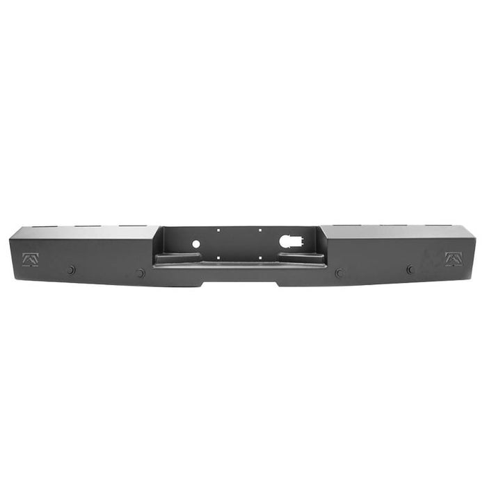 Fab Fours CS19-RT4050-1 Red Steel Rear Bumper w/ Sensor Holes for GMC Sierra/Chevy Silverado 1500 2019-2022