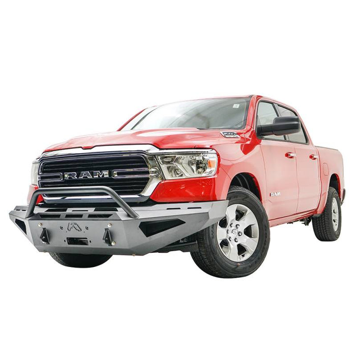 Fab Fours DR19-RS4262-1 Red Steel Winch Front Bumper w/ Pre-Runner Guard for Dodge Ram 1500 2019-2022