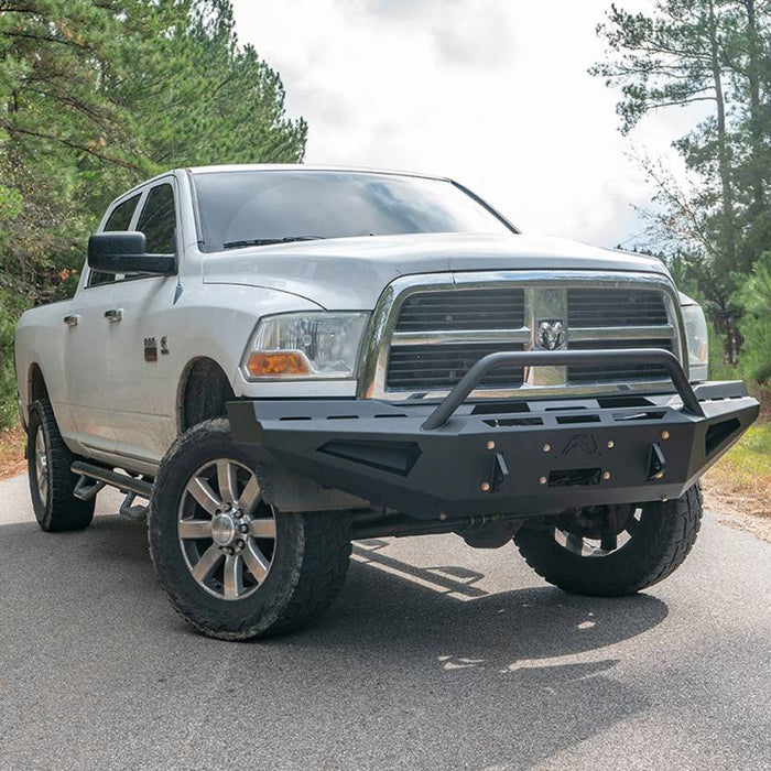 Fab Fours DR19-RS4462-1 Red Steel Winch Front Bumper w/ Pre-Runner Guard for Dodge Ram 2500 HD/3500 2019-2022