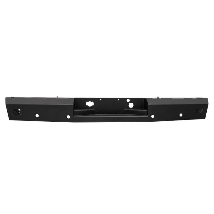 Fab Fours DR19-RT4250-1 Red Steel Rear Bumper w/ Sensor Holes for Dodge Ram 1500 2019-2022