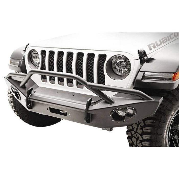 Fab Fours JL18-B4651-1 Lifestyle Winch Front Bumper for Jeep Wrangler JL 2018-2022