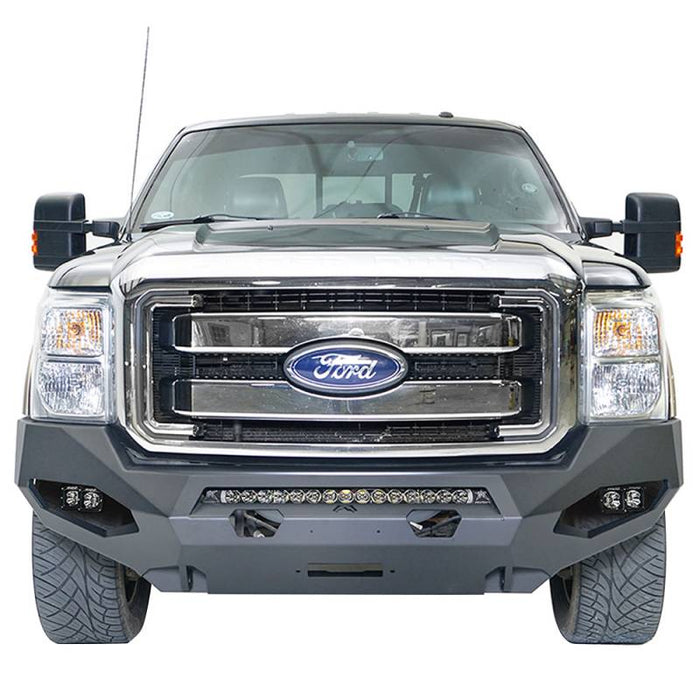 Fab Fours FS11-X2551-1 Matrix Winch Front Bumper w/ Sensor Holes for Ford F-250/F-350 2011-2016