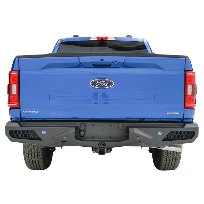 Fab Fours FF21-E5051-1 Vengeance Rear Bumper w/ Sensor Holes for Ford F-150 2021