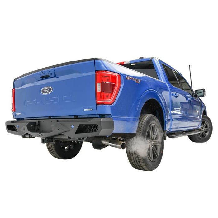 Fab Fours FF21-E5051-1 Vengeance Rear Bumper w/ Sensor Holes for Ford F-150 2021