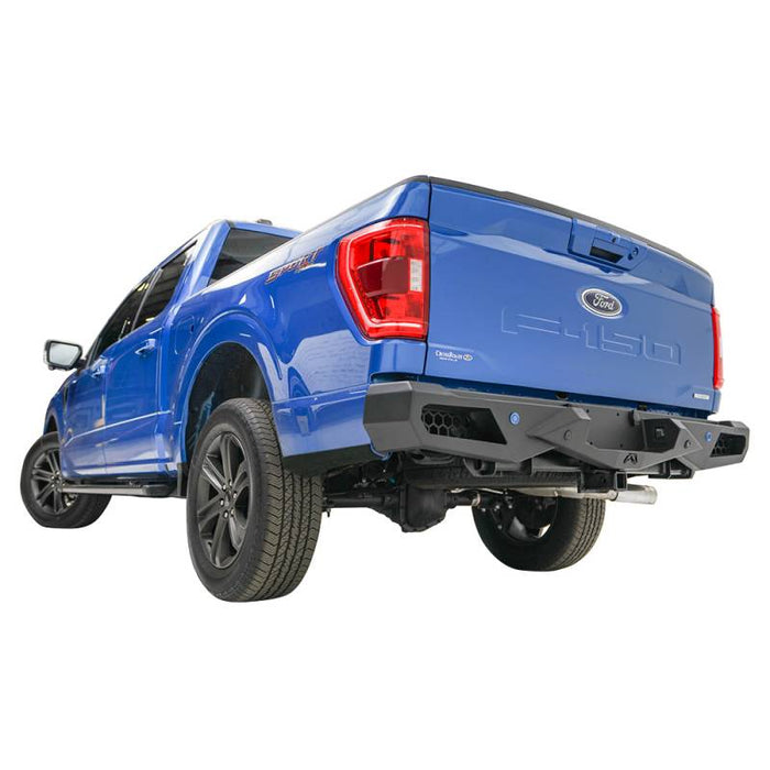 Fab Fours FF21-E5051-1 Vengeance Rear Bumper w/ Sensor Holes for Ford F-150 2021