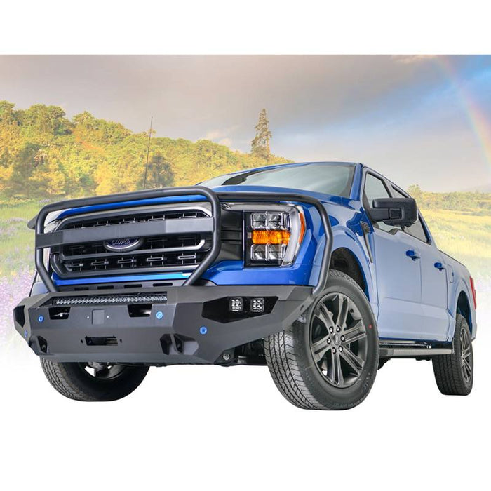 Fab Fours FF21-X4750-1 Matrix Front Bumper w/ Full Guard for Ford F-150 2021