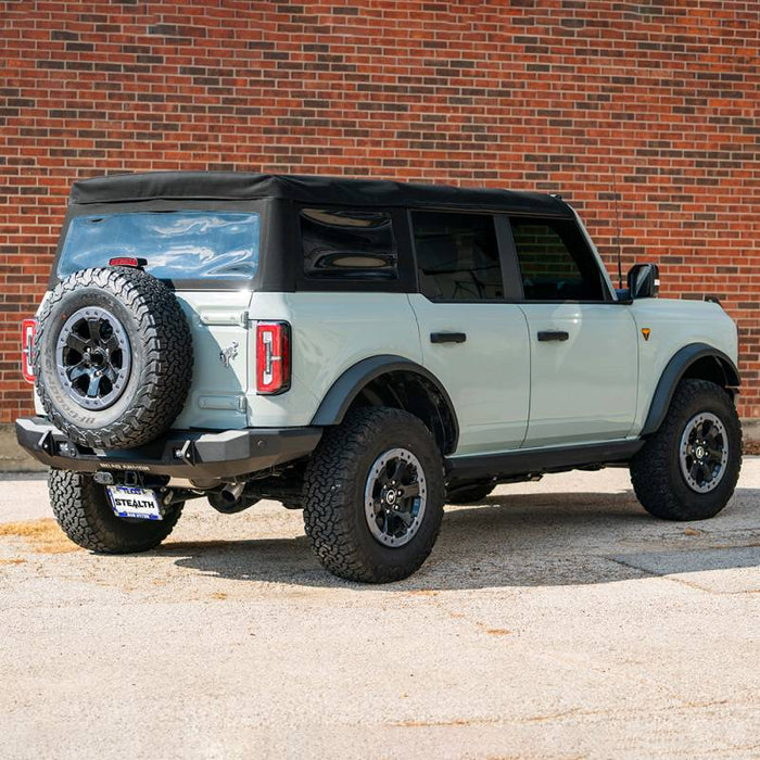 Road Armor 6213R3B Stealth Slim Fit Rear Bumper for Ford Bronco 2021-2022