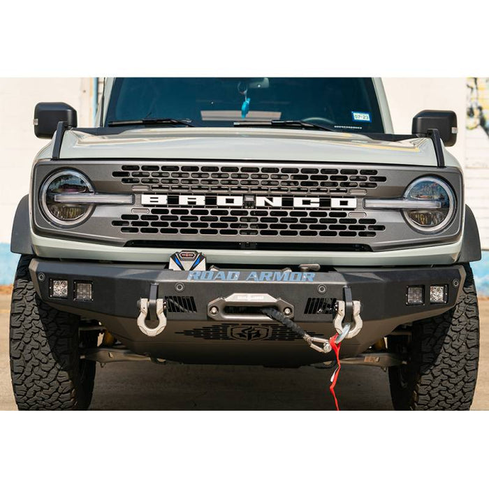 Road Armor 6213F10B Stealth Winch Front Bumper for Ford Bronco 2021-2022