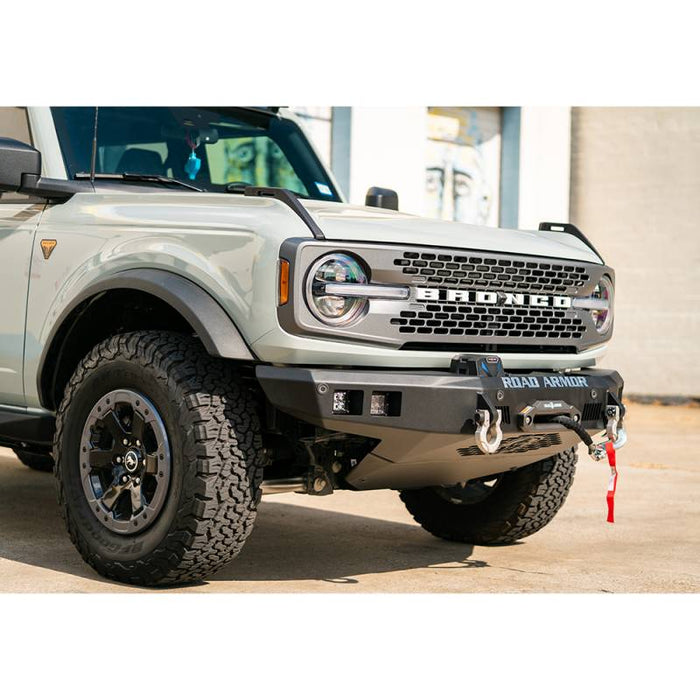 Road Armor 6213F10B Stealth Winch Front Bumper for Ford Bronco 2021-2022