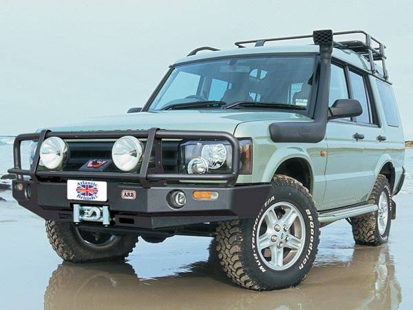 ARB 3432120 Deluxe Winch Front Bumper w/ Bull Bar for Land Rover Discovery 2003-2004