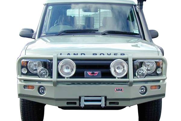 ARB 3432120 Deluxe Winch Front Bumper w/ Bull Bar for Land Rover Discovery 2003-2004