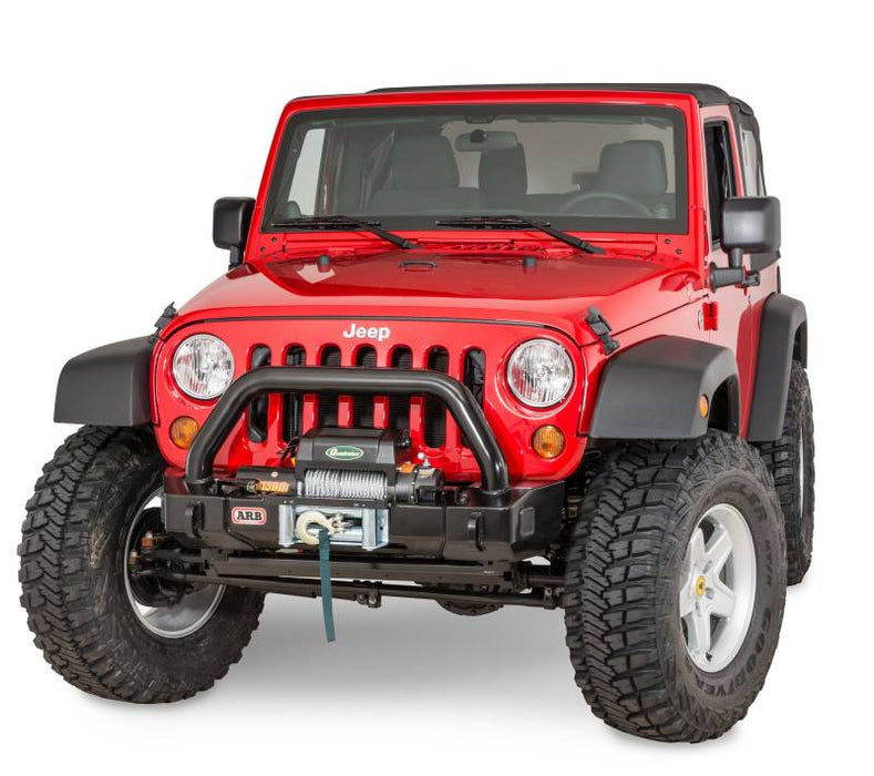 ARB 3450430 Stubby Front Bar Winch Bumper for Jeep Wrangler JK 2007-2019