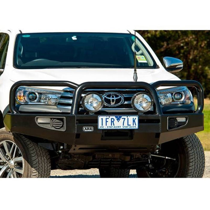 ARB 3414580 Commercial Front Bumper w/ Bull Bar for Toyota Hilux 2015-2018