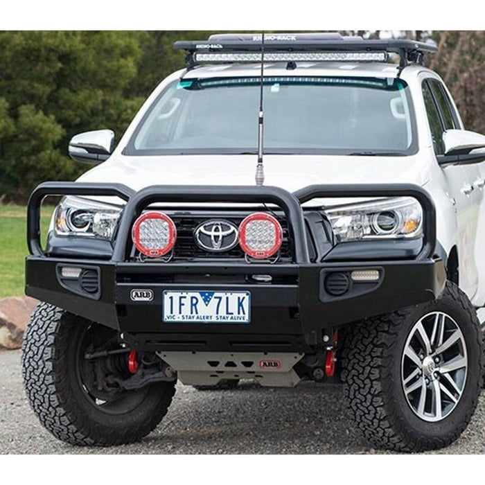 ARB 3414640 Commercial Front Bumper w/ Bull Bar for Toyota Hilux 2018-2021