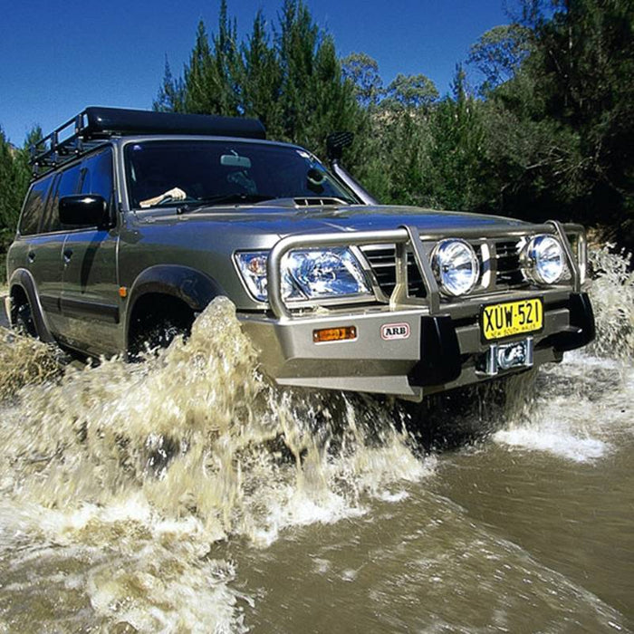 ARB 3417100 Deluxe Front Bumper w/ Bull Bar for Nissan Patrol 1997-2004