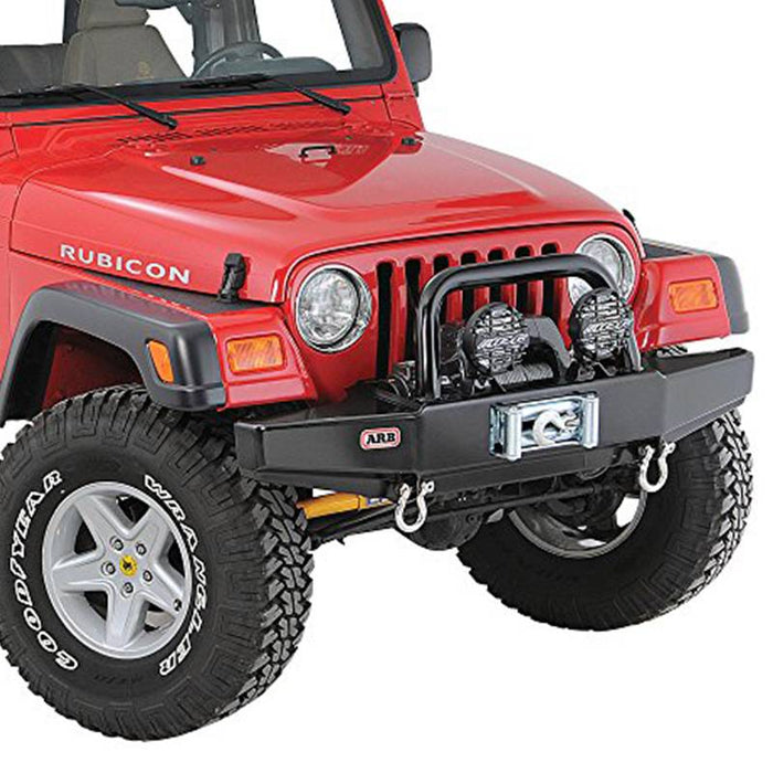 ARB 3450150 Deluxe Front Bumper w/ Bull Bar for Jeep Wrangler 2004-2006