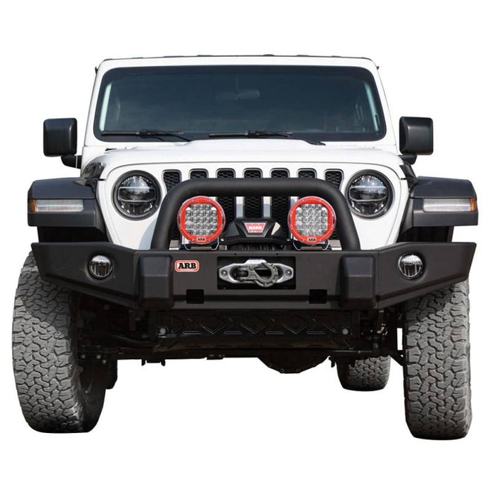 ARB 3450440 Deluxe Front Bumper w/ Bull Bar for Jeep Wrangler JL 2018-2021