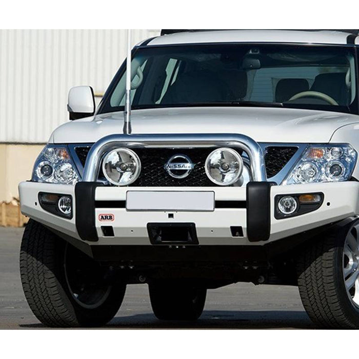 ARB 3927020 Deluxe Sahara Front Bumper w/ Bar for Nissan Patrol Y62 2010-2017