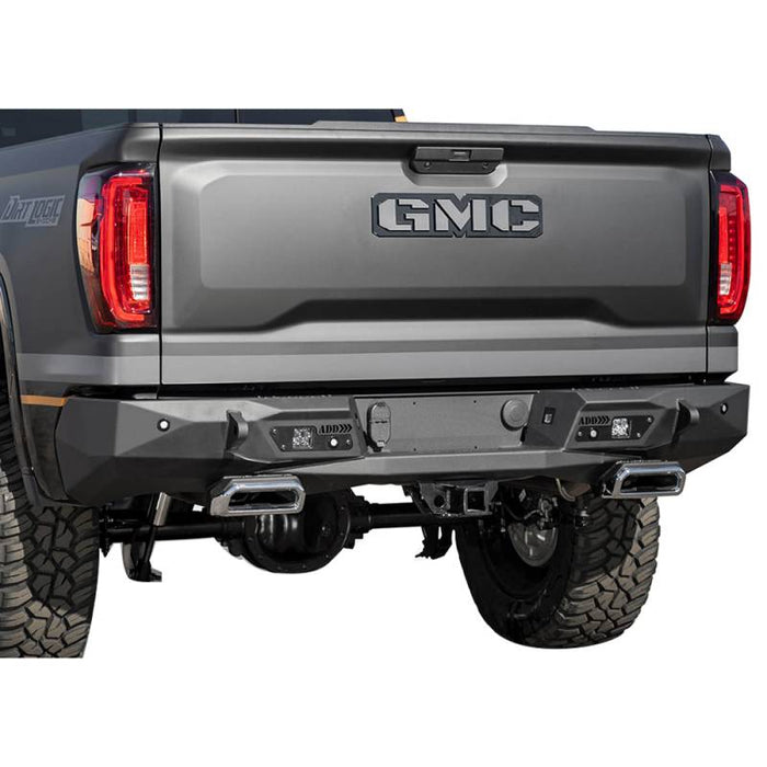 ADD R441051280103 Stealth Fighter Rear Bumper w/ Exhaust Tips for Chevy Silverado 1500 2019-2022