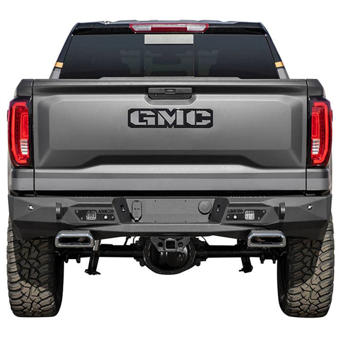 ADD R441051280103 Stealth Fighter Rear Bumper w/ Exhaust Tips for Chevy Silverado 1500 2019-2022