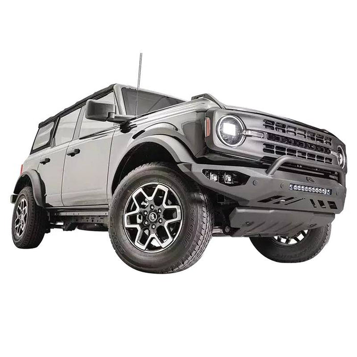 Fab Fours FB21-D5252-B Vengeance Front Bumper w/ Sensor Holes and Pre-Runner Guard for Ford Bronco 2021-2022