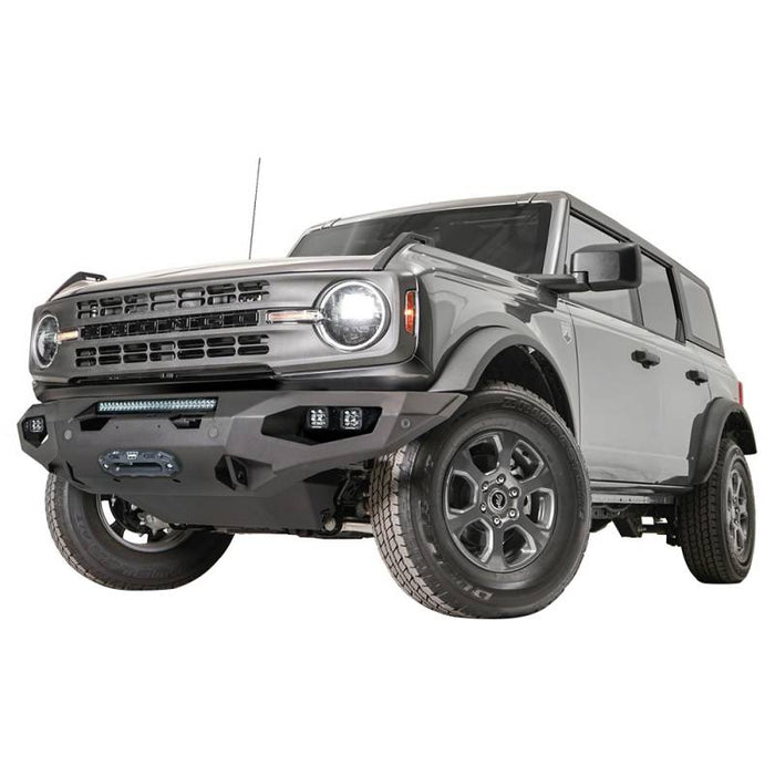 Fab Fours FB21-X5251-1 Matrix Front Bumper w/ Sensor Holes and No Guard for Ford Bronco 2021-2022