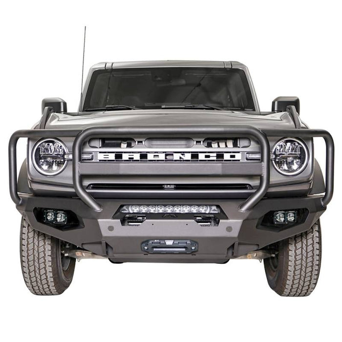 Fab Fours FB21-X5250-1 Matrix Front Bumper w/ Sensor Holes and Full Guard for Ford Bronco 2021-2022