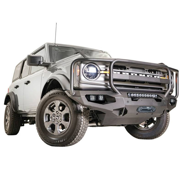 Fab Fours FB21-X5250-1 Matrix Front Bumper w/ Sensor Holes and Full Guard for Ford Bronco 2021-2022